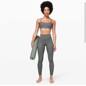 NWOT Lululemon Align Pant Mini Heathered Herringbone Heathered Black 4